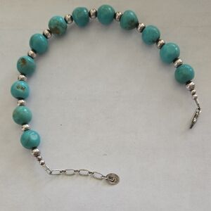 Vintage Carolyn Pollack Relios Turquoise and Sterling Silver Bracelet